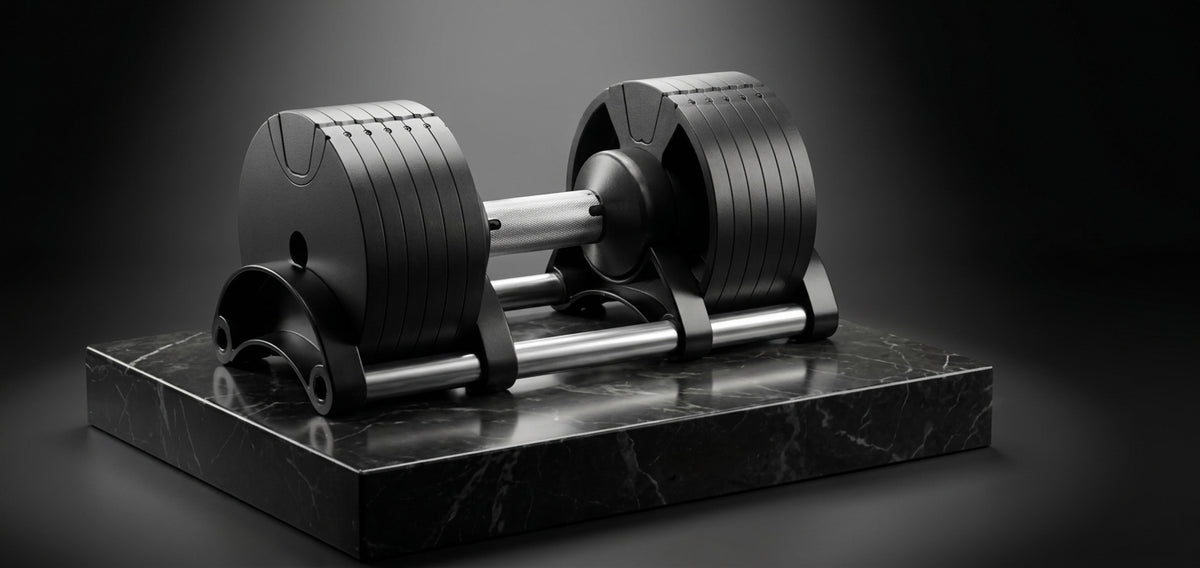 Mancuerna Ajustable de Alta Precisión HERRSCHAFT • Sistema Monoblock de 24 kg a 36 kg
