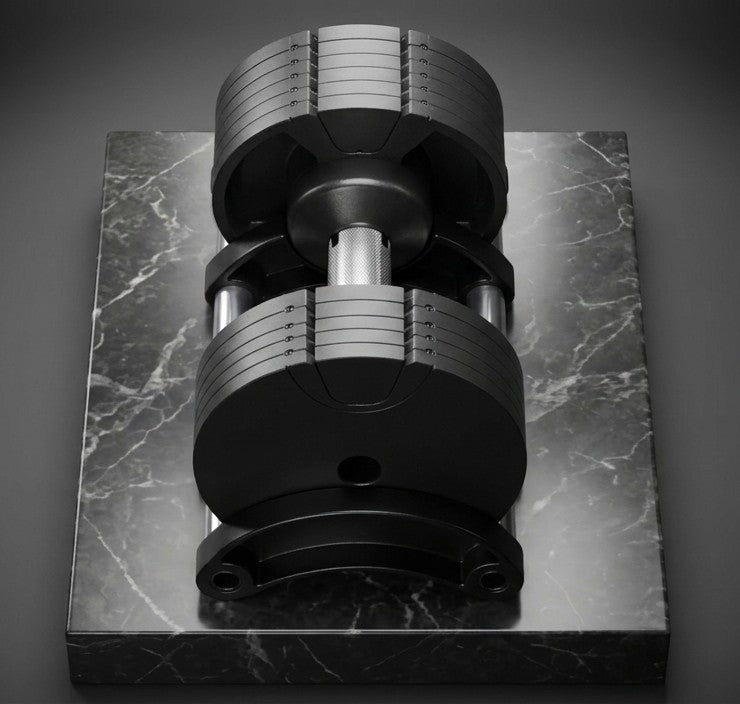 Mancuerna Ajustable de Alta Precisión HERRSCHAFT • Sistema Monoblock de 24 kg a 36 kg
