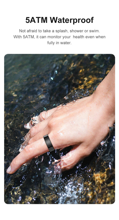 Anillo Inteligente de Alto Rendimiento HERRSCHAFT • Monitor de Biohacking y Sueño