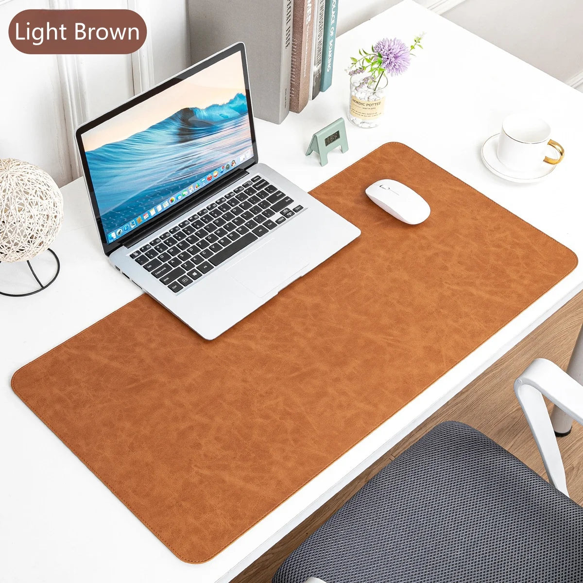 Herrschaft Executive Desk Mat • Protector de Escritorio en Piel Táctica