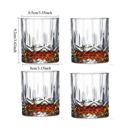 Vaso de Cristal Tallado HERRSCHAFT • Línea Alta Dirección