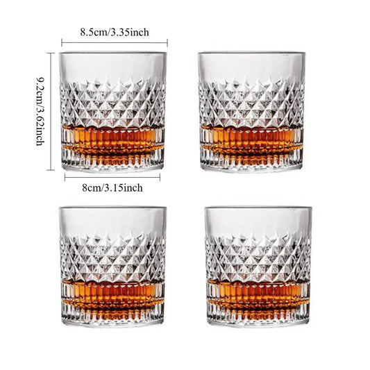 Vaso de Cristal Tallado HERRSCHAFT • Línea Alta Dirección
